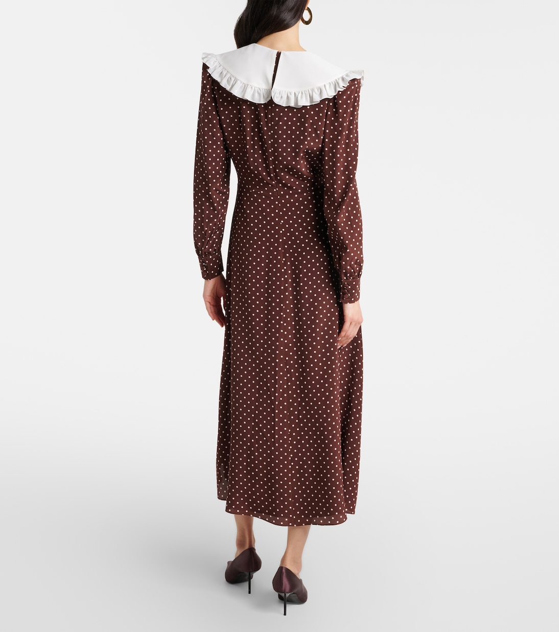 Midikleid aus Seide | Alessandra Rich