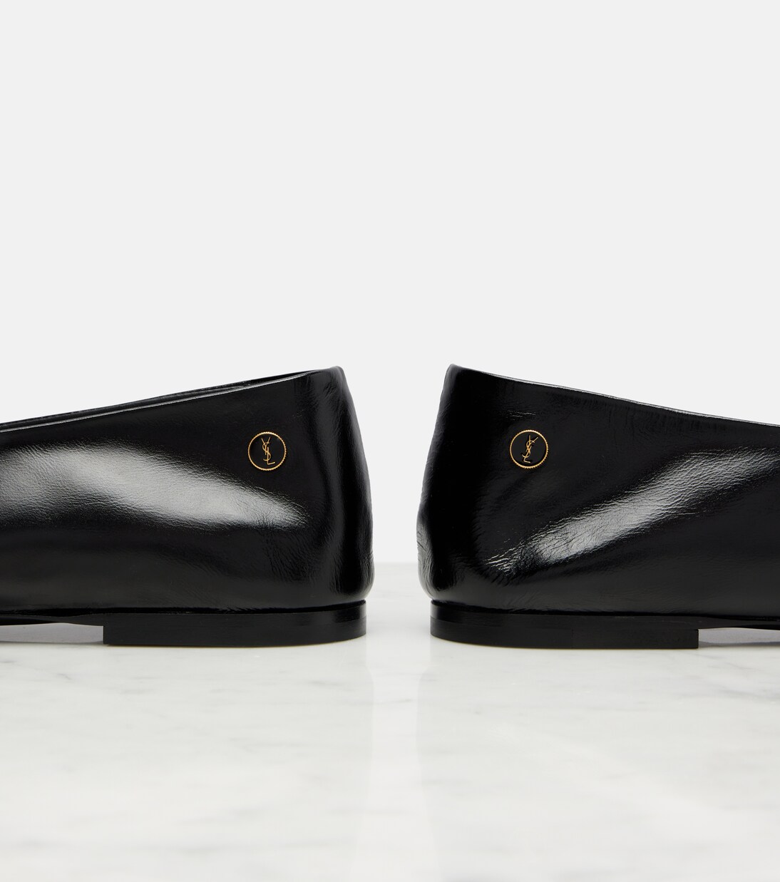Ballerinas Sao aus Leder | Saint Laurent