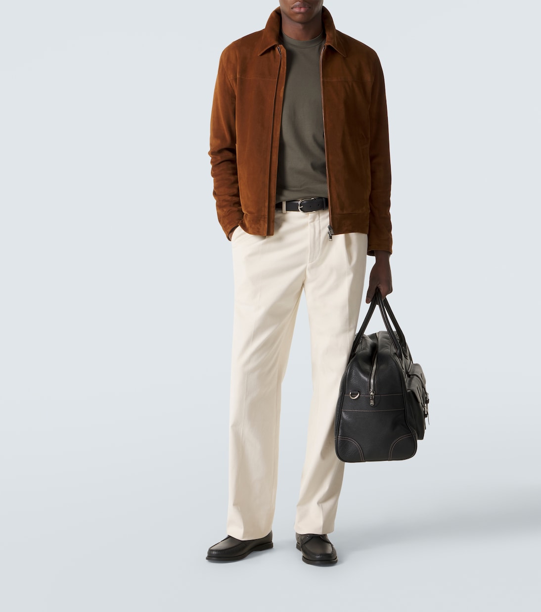 Giacca blouson in suede | Brioni