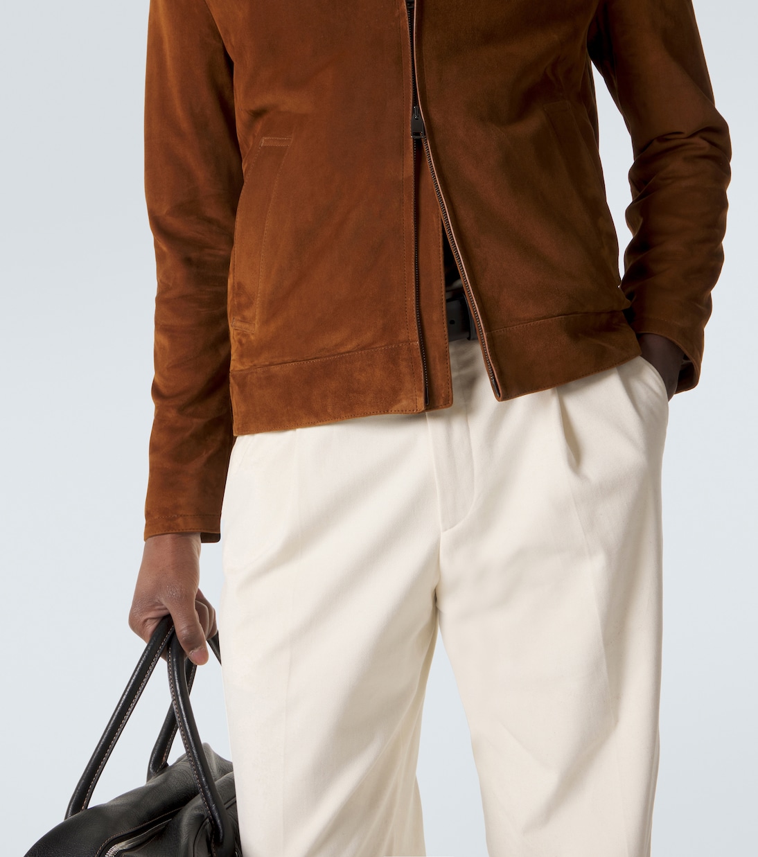 Giacca blouson in suede | Brioni