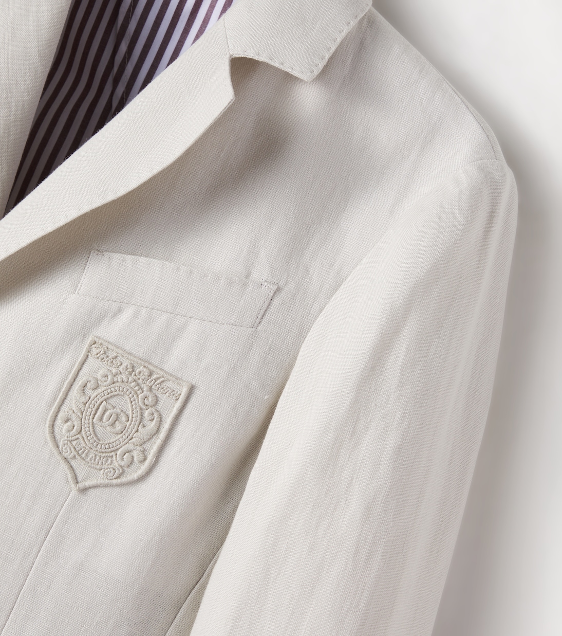 Blazer brodé en lin | Dolce&Gabbana Kids