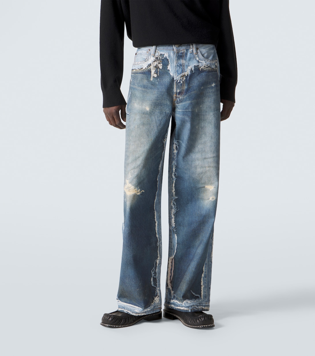 Jeans anchos 1981 trompe l'oeil | Acne Studios