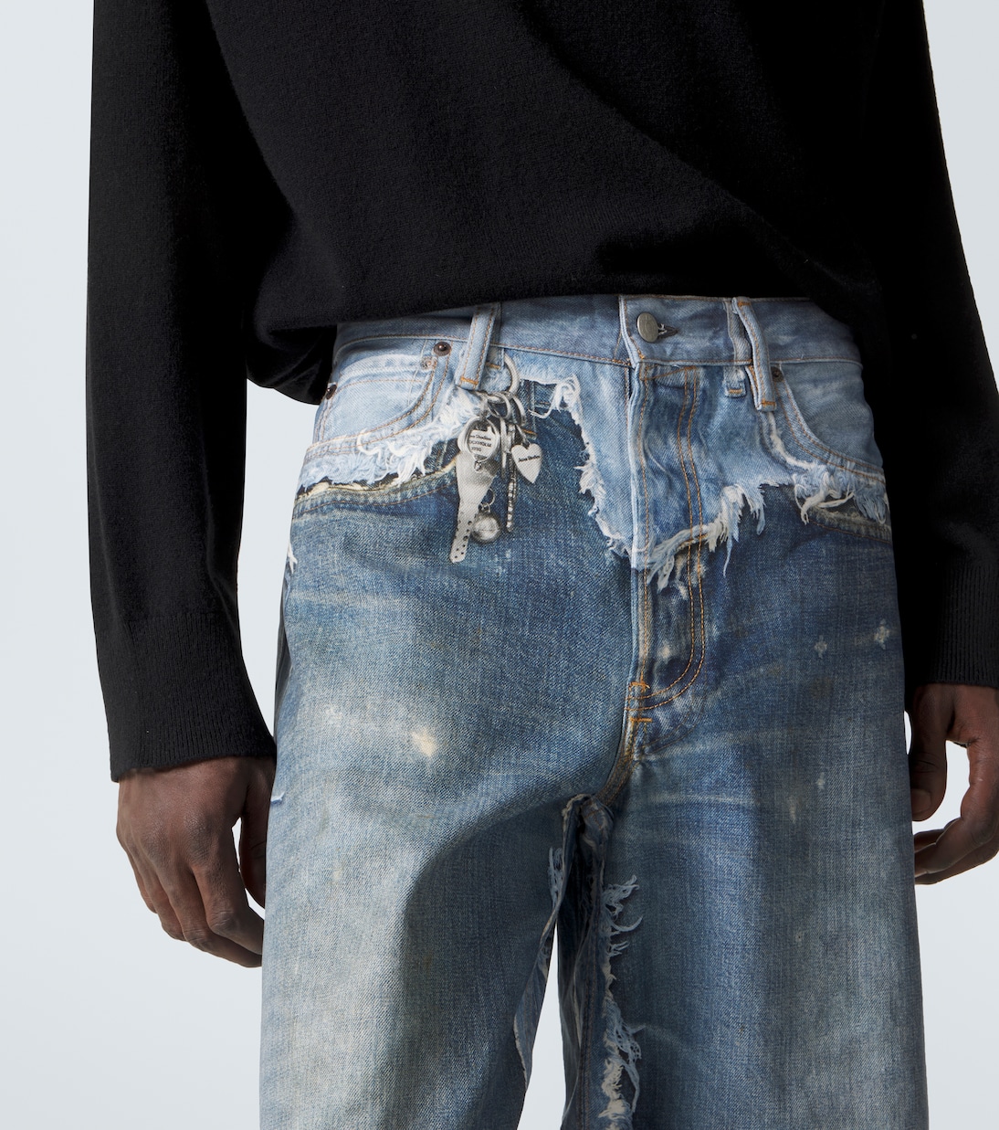 Jeans anchos 1981 trompe l'oeil | Acne Studios