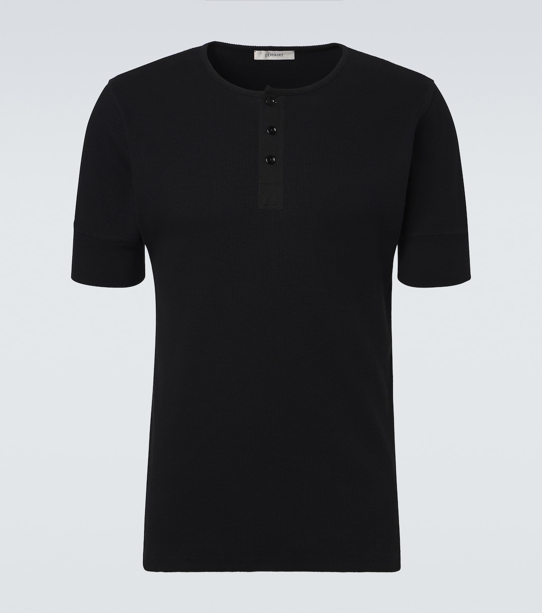 Camicia Henley in cotone e lino | Lemaire