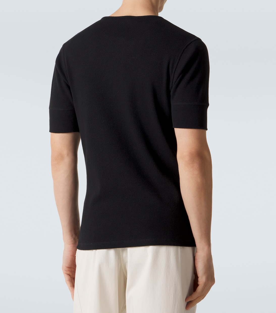 Camicia Henley in cotone e lino | Lemaire