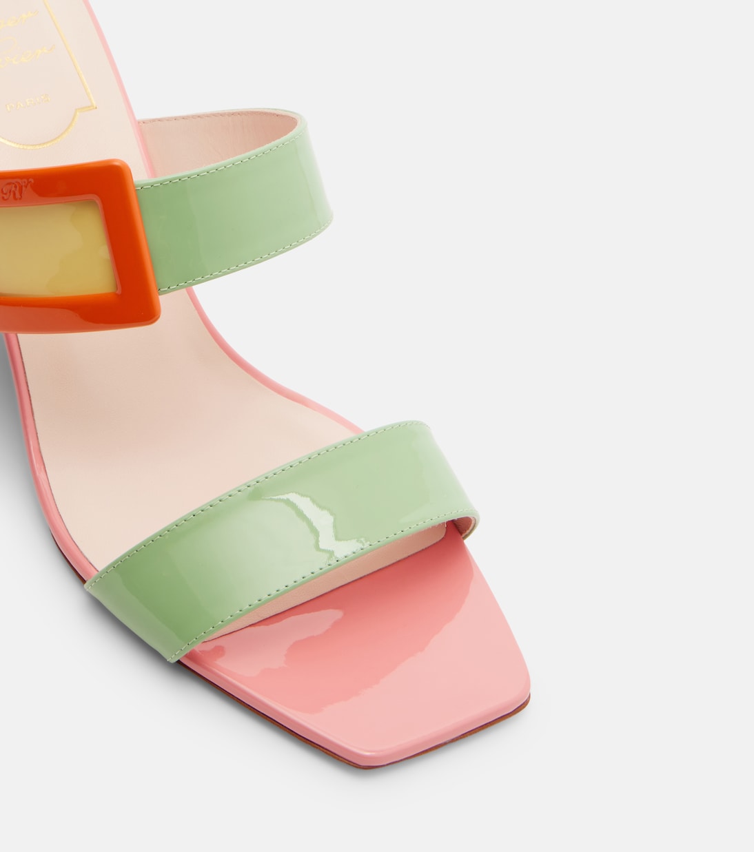 Wedge-Sandalen Belle Vivier 60 aus Lackleder | Roger Vivier