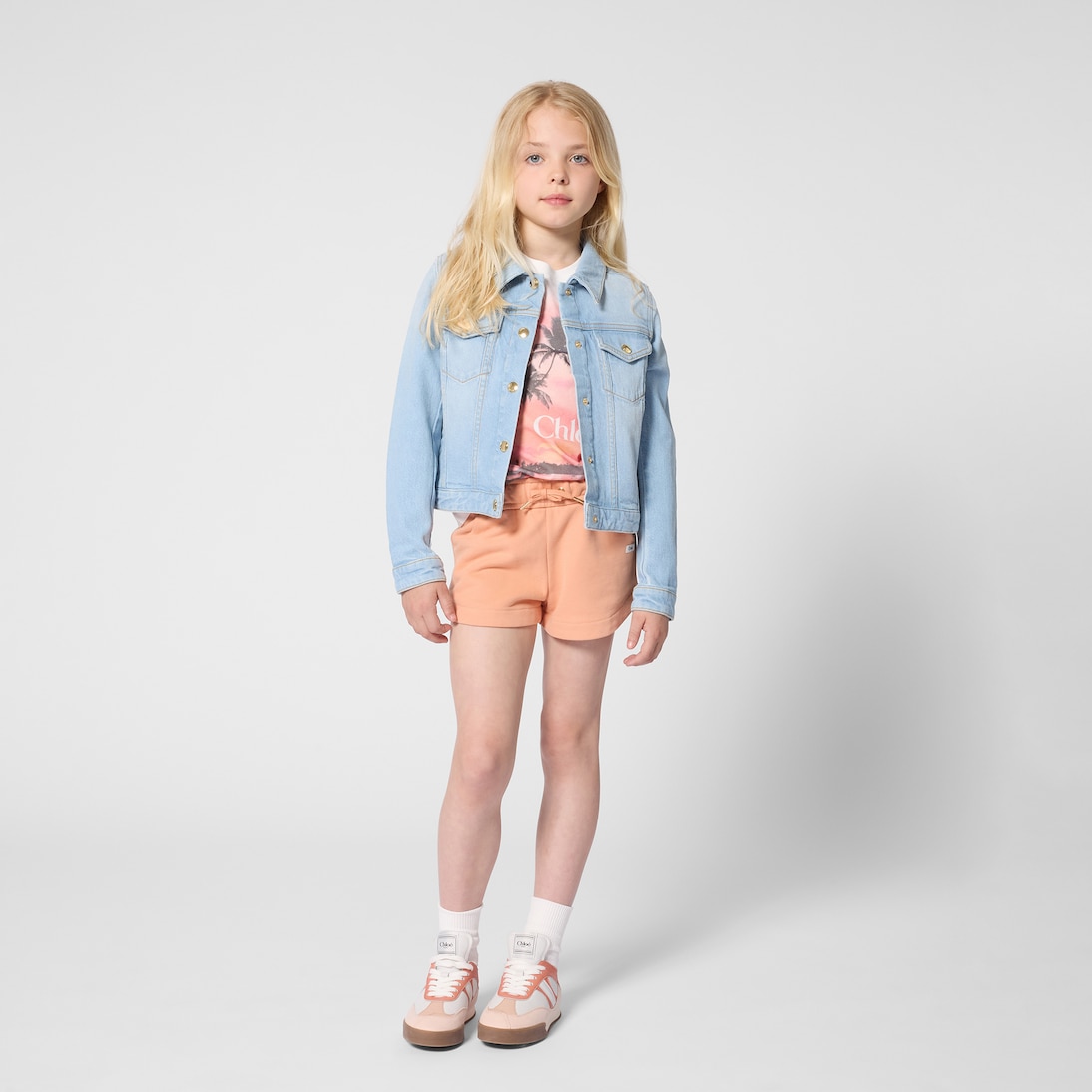 Chaqueta de denim  | Chloé Kids