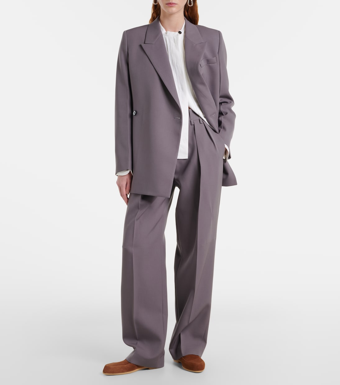 Loafers aus Veloursleder | Jil Sander