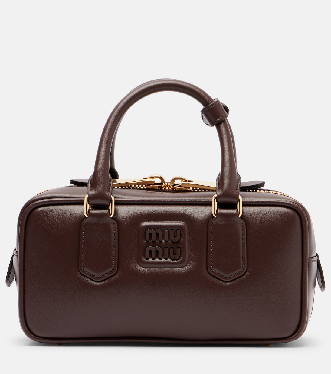 Arcadie leather tote bag | Miu Miu
