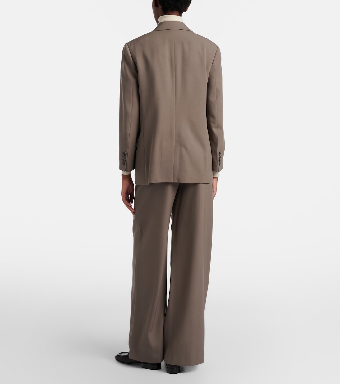 Dender wool wide-leg pants | The Row