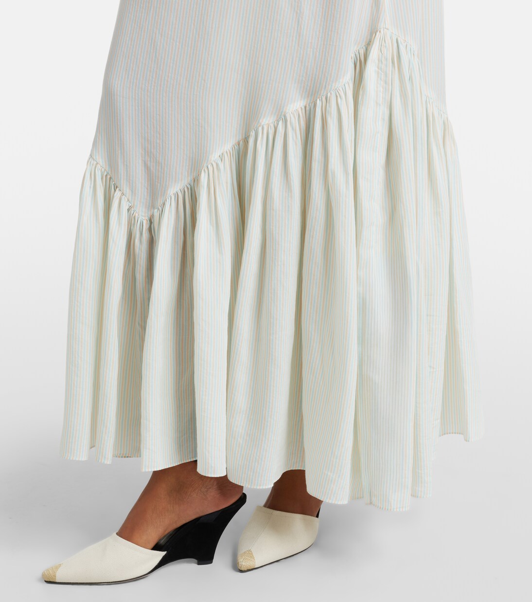 Vestido largo a rayas | Patou