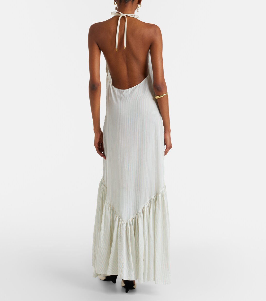 Vestido largo a rayas | Patou