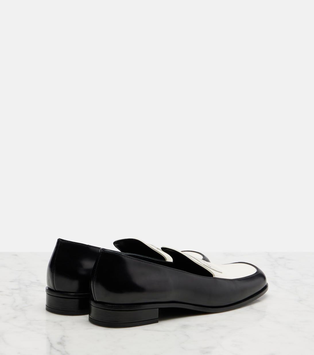Label leather loafers | Givenchy