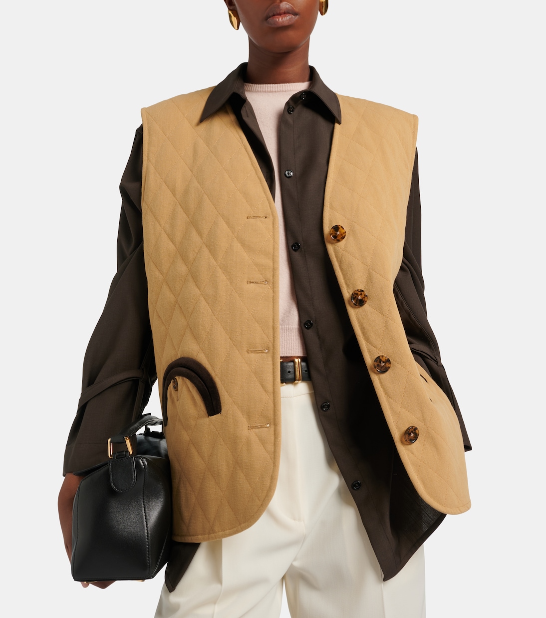 Suffolk 퀼팅 코튼 베스트 | Blazé Milano