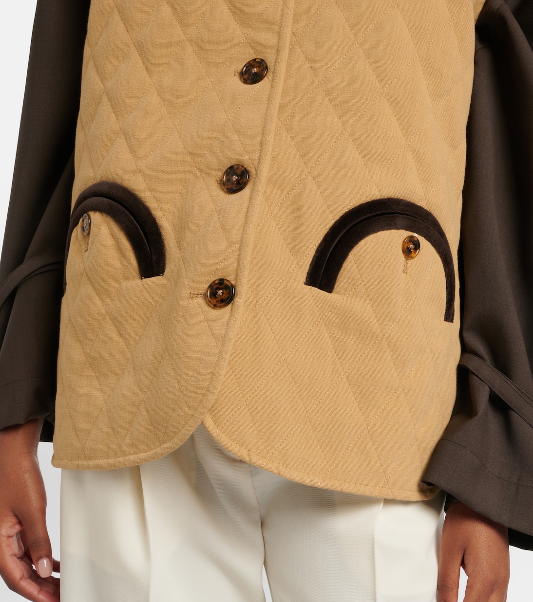 Suffolk 퀼팅 코튼 베스트 | Blazé Milano