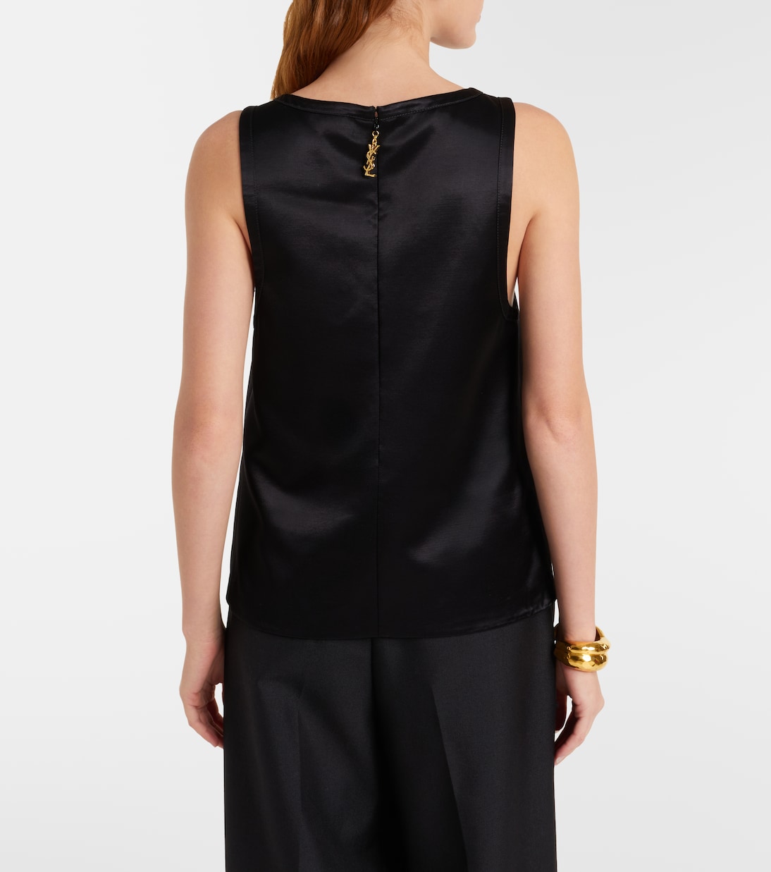 Cassandre 새틴 탑 | Saint Laurent