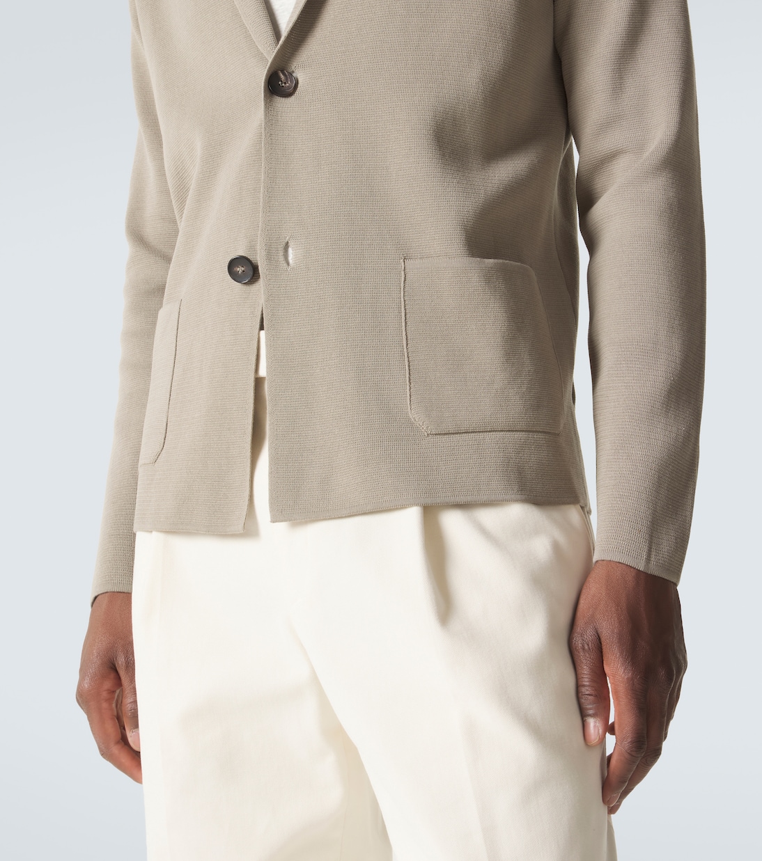 Cotton crêpe blazer | Thom Sweeney