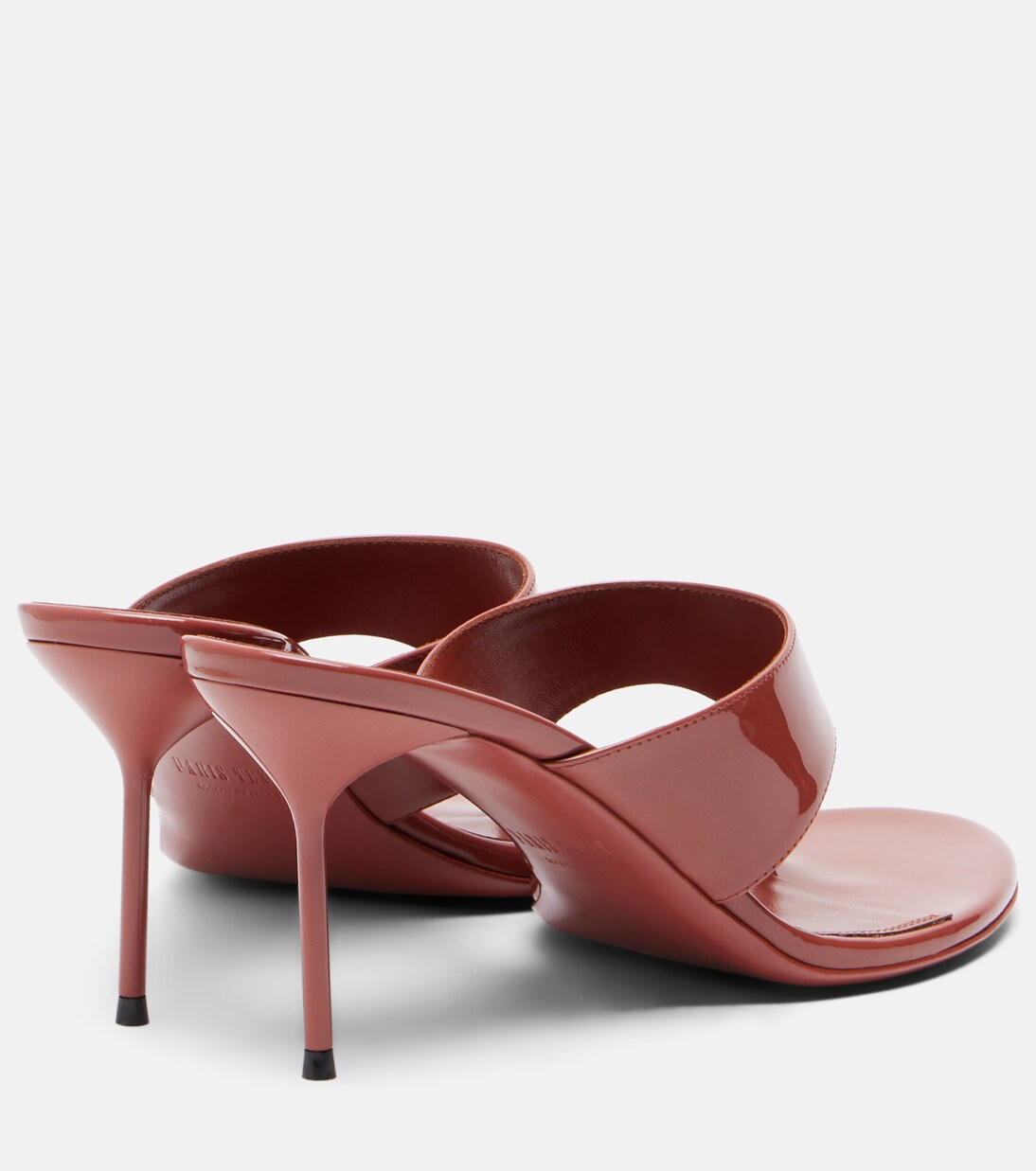 Lidia patent leather thong sandals | Paris Texas