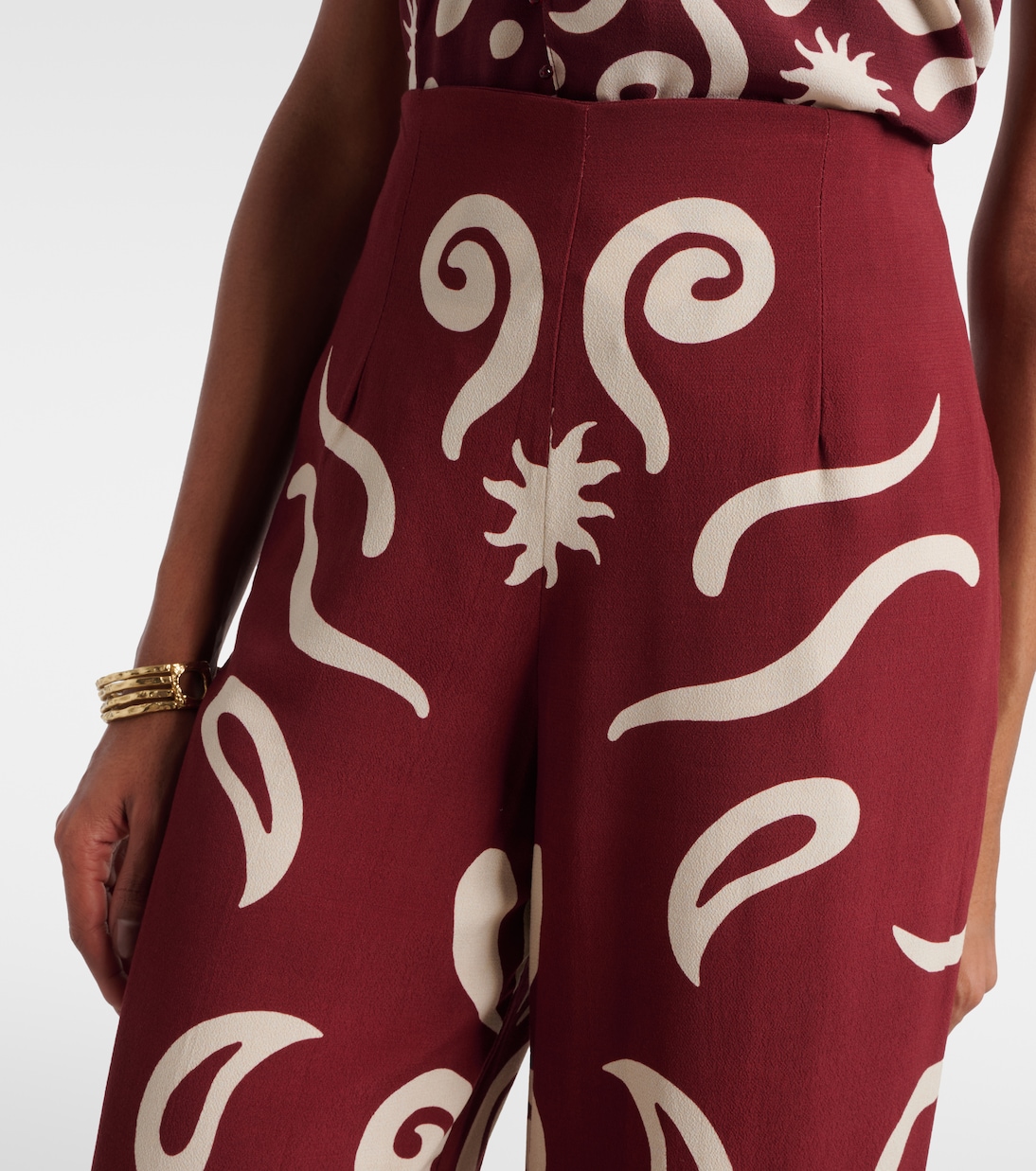 Toya printed wide-leg pants | Cala de la Cruz