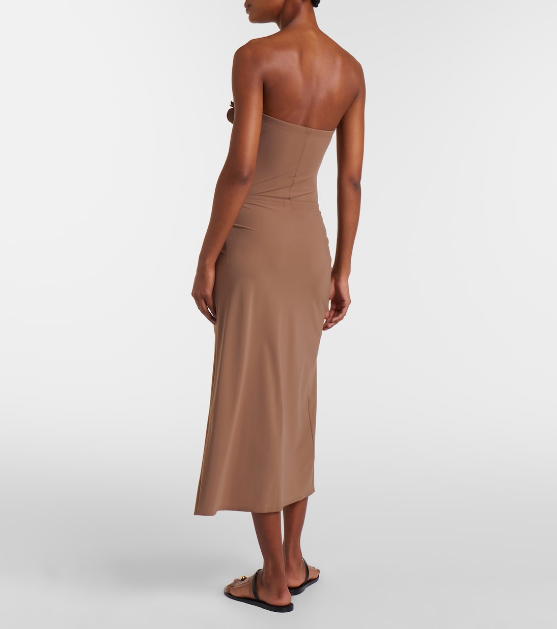 Tess floral-appliqué beach cover-up | Karla Colletto