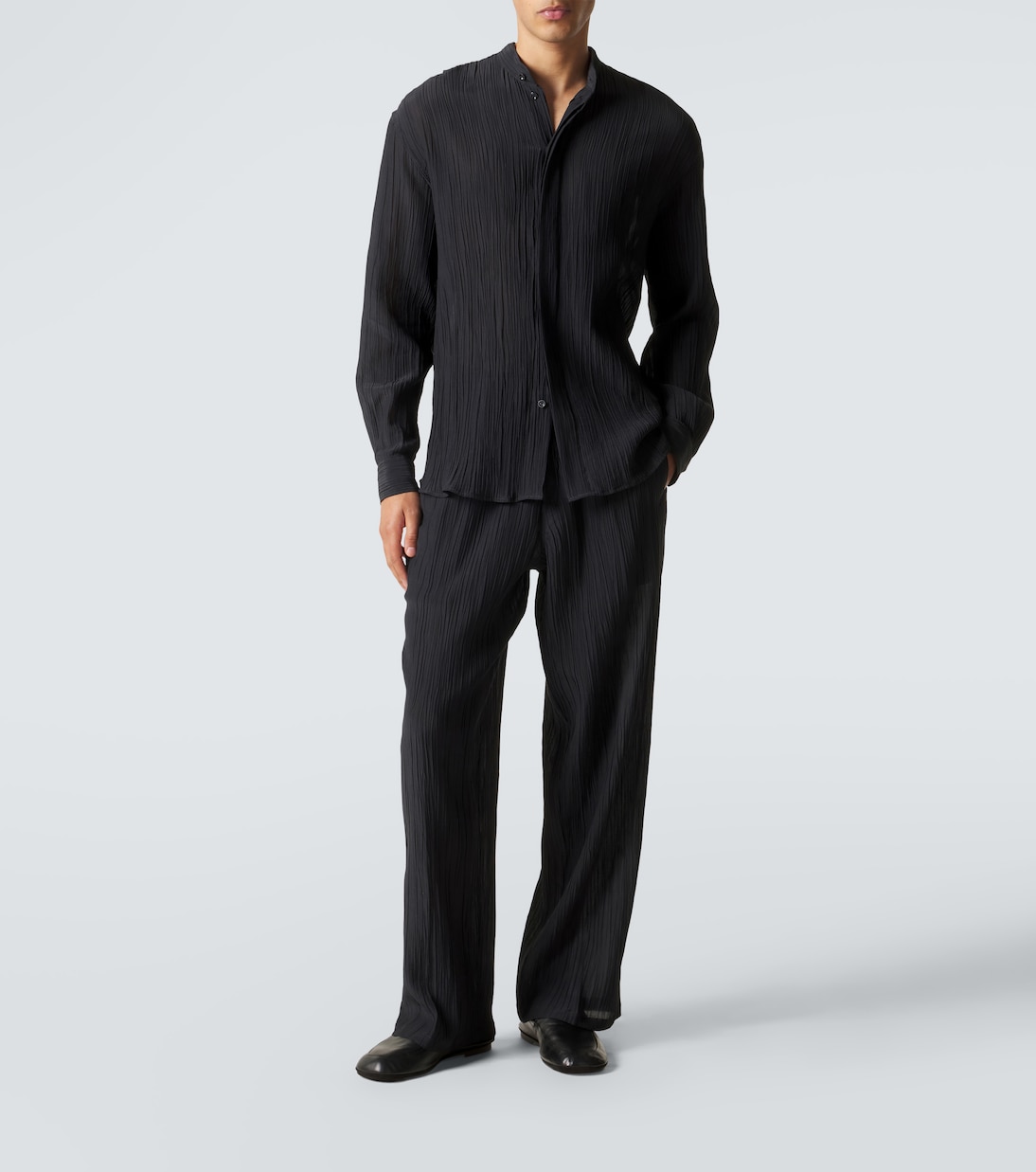 Julian linen and cotton straight pants | Umit Benan