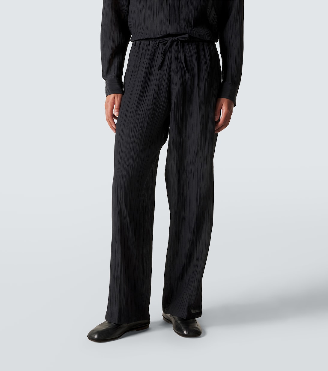 Julian linen and cotton straight pants | Umit Benan