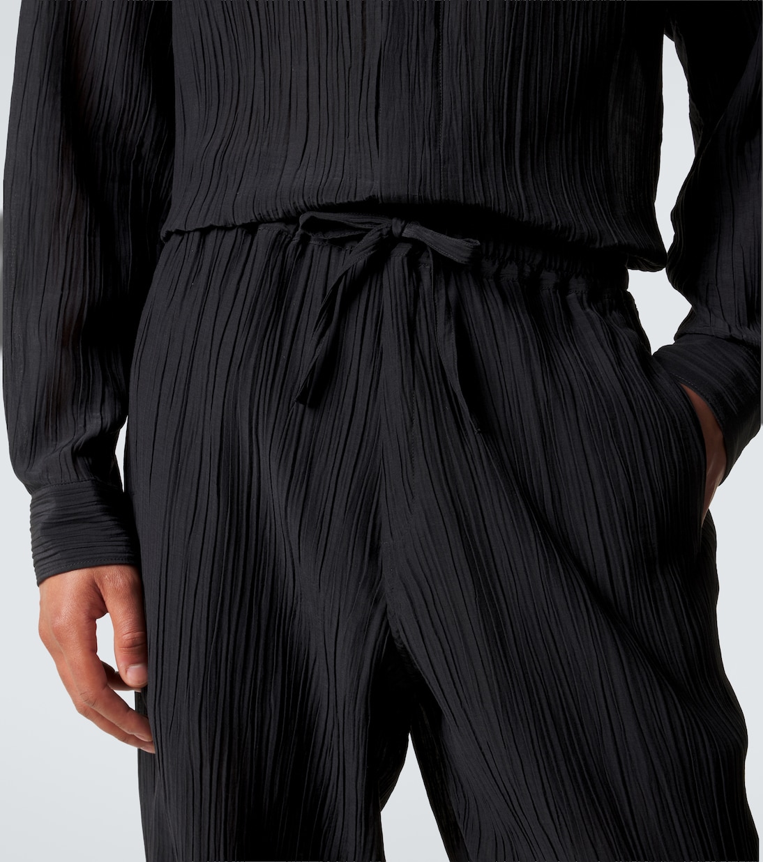 Julian linen and cotton straight pants | Umit Benan