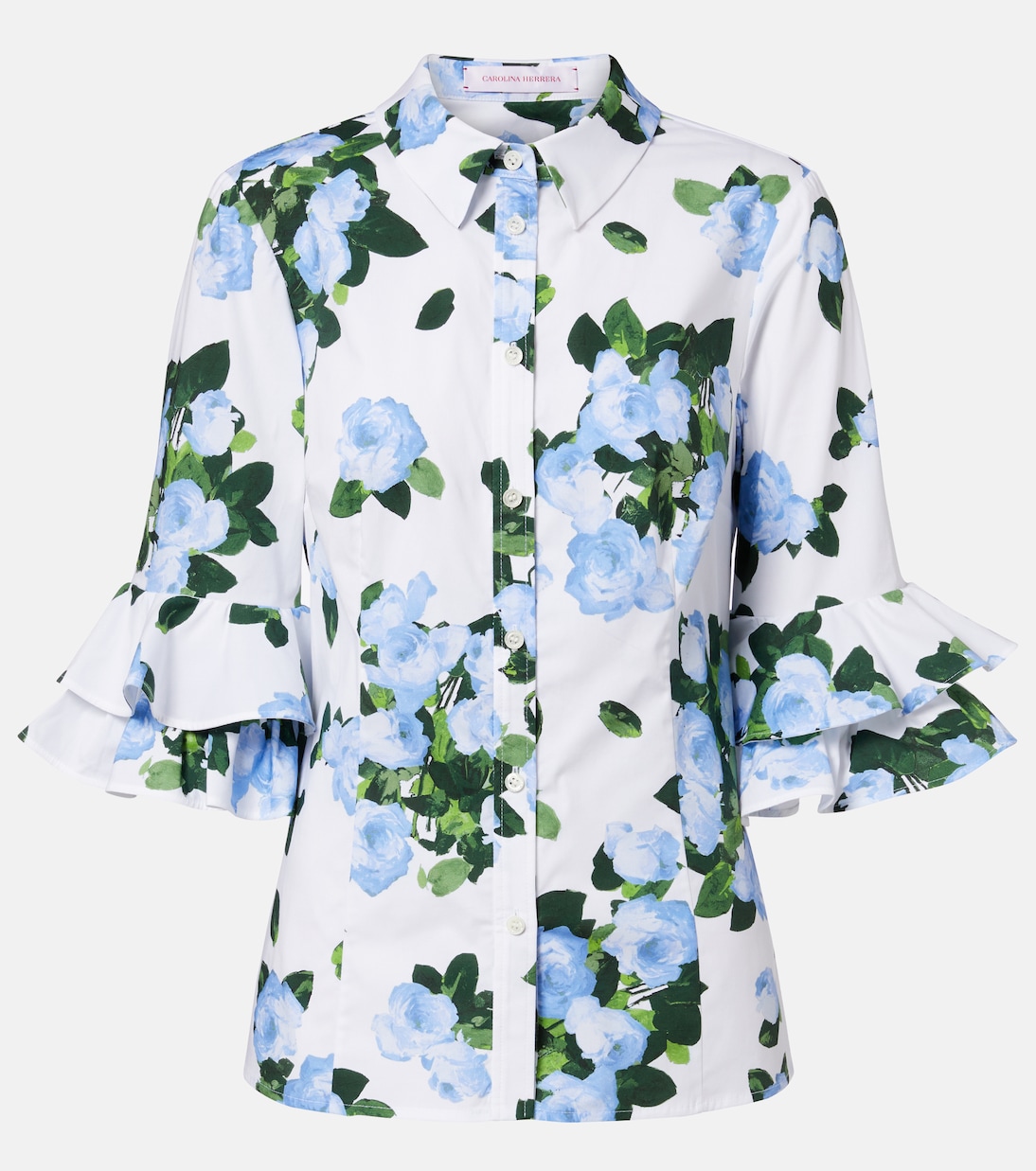 Bedrucktes Hemd aus Jersey | Carolina Herrera