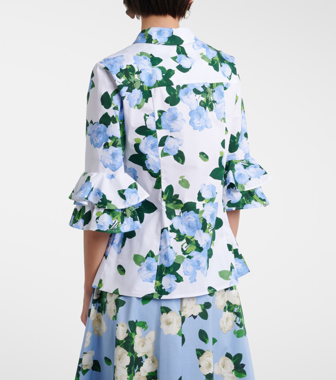 Bedrucktes Hemd aus Jersey | Carolina Herrera
