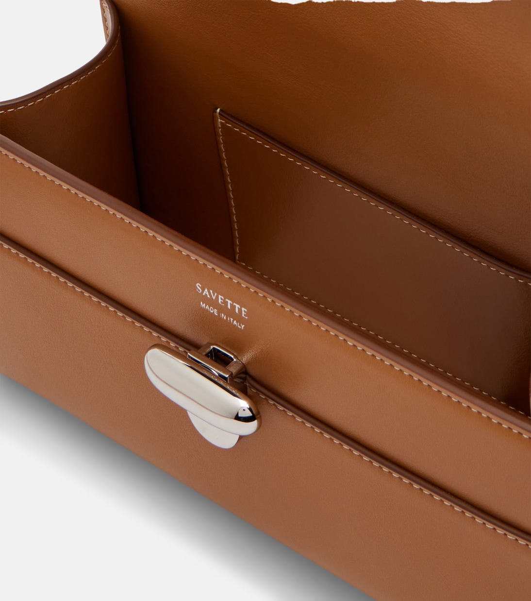 Symmetry Pochette 레더 탑 핸들 백 | Savette
