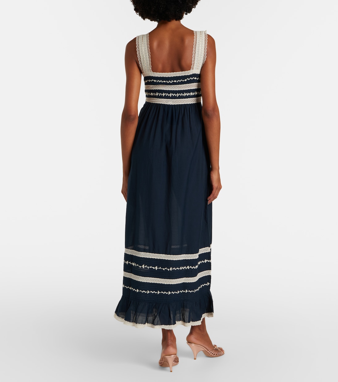 Abito midi Malie con ricamo | Rixo