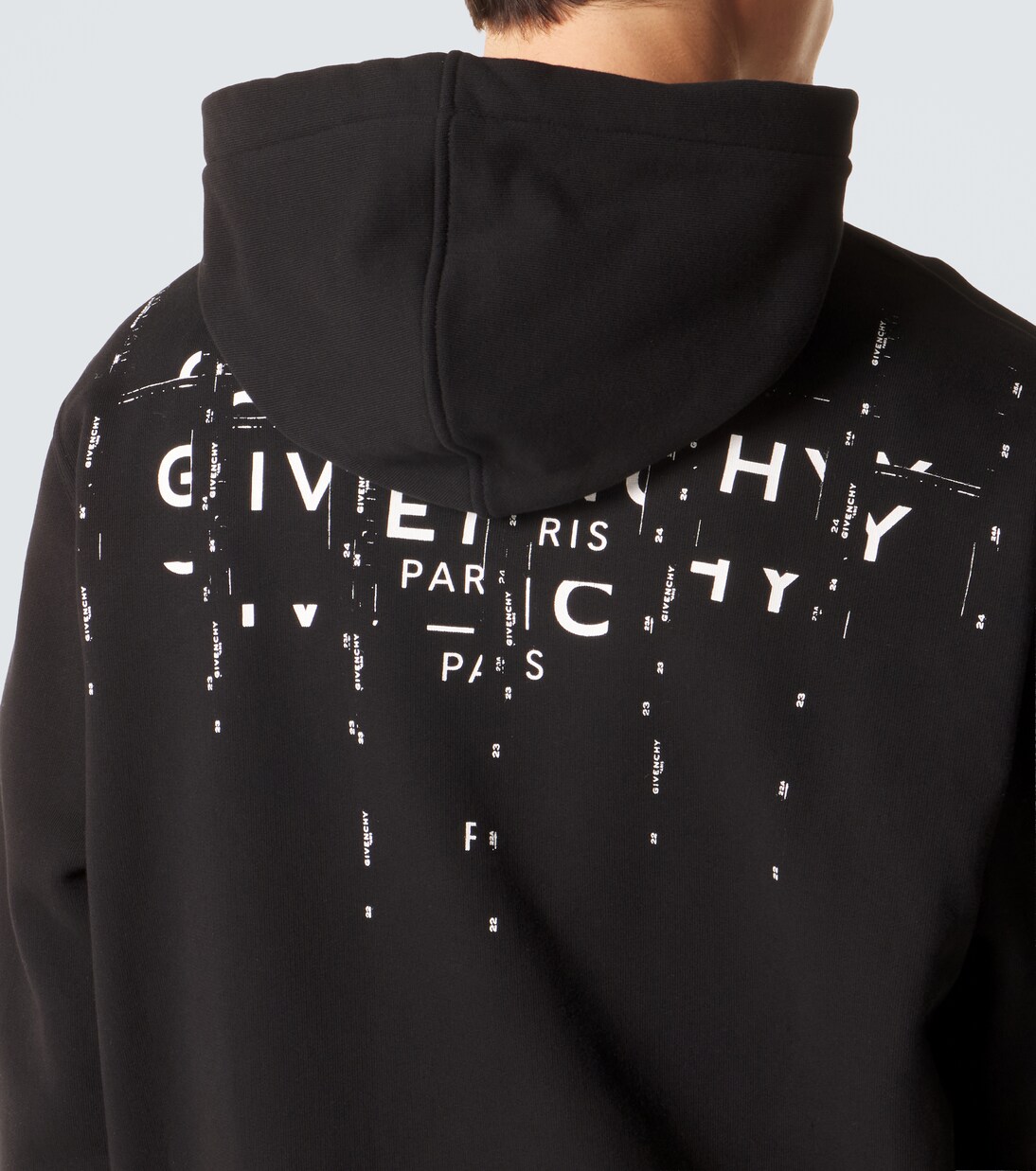 Logo cotton fleece zip-up hoodie | Givenchy