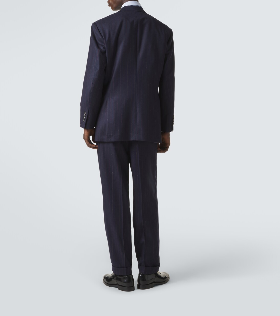 Pinstripe virgin wool suit | Brunello Cucinelli