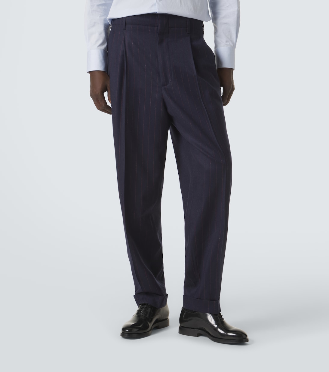 Pinstripe virgin wool suit | Brunello Cucinelli