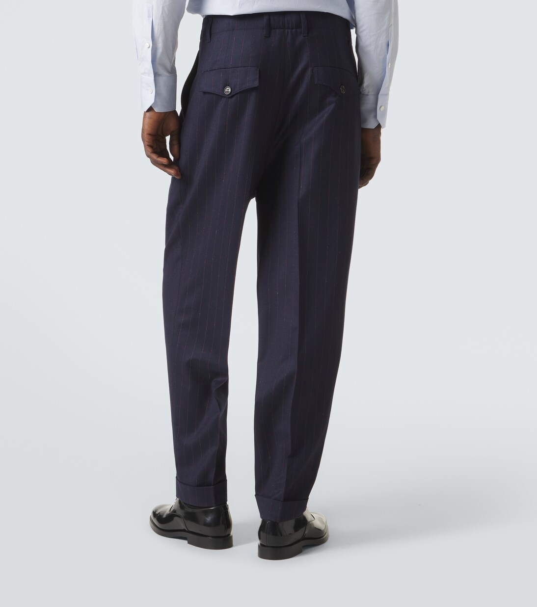 Pinstripe virgin wool suit | Brunello Cucinelli