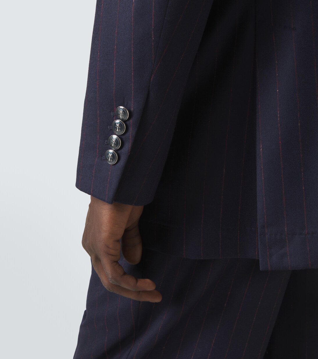 Pinstripe virgin wool suit | Brunello Cucinelli