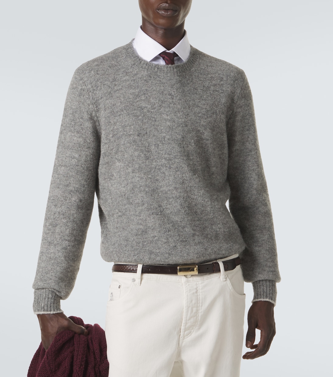 Jersey en mezcla de alpaca, cachemir y lana | Brunello Cucinelli