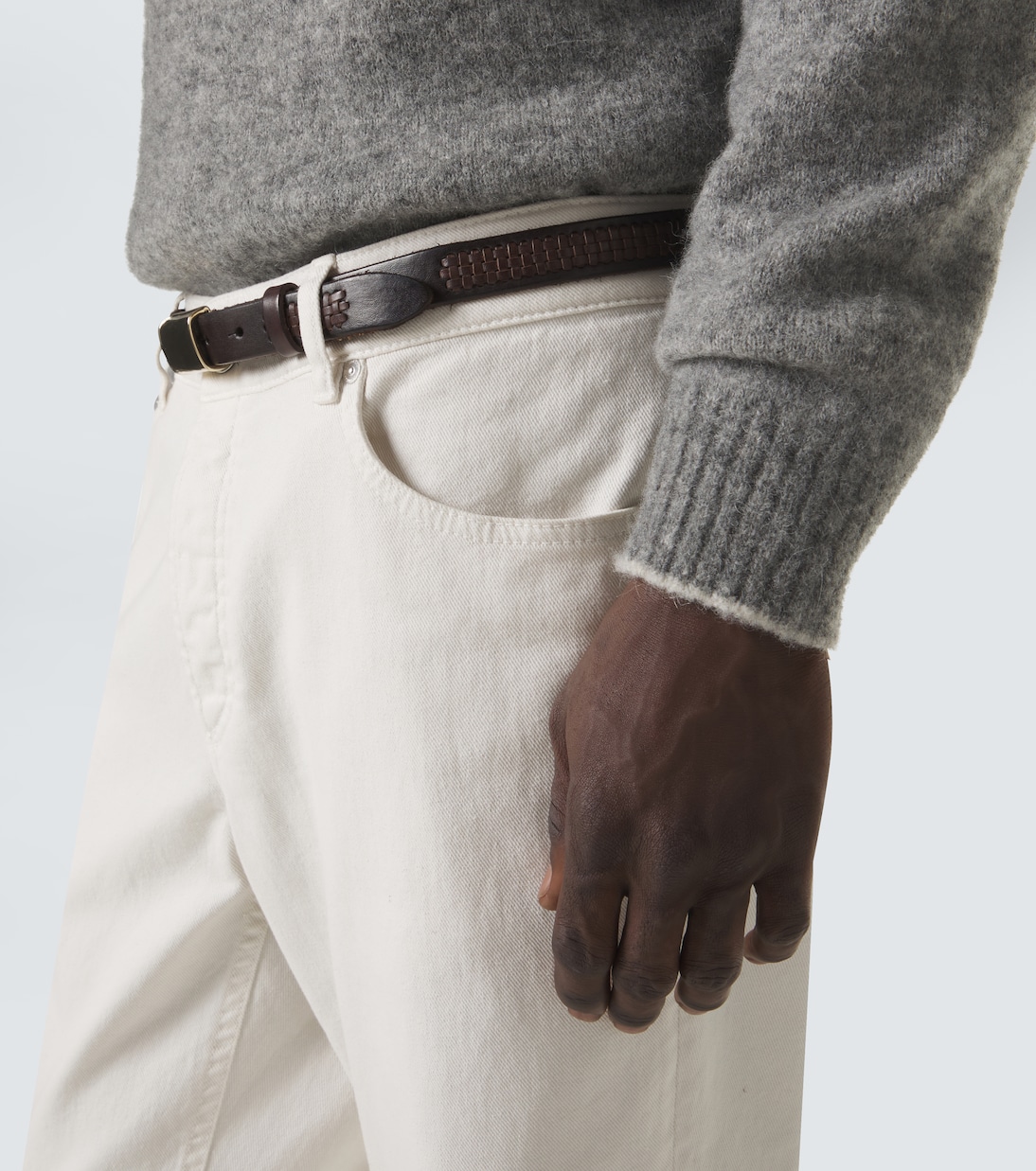 Jersey en mezcla de alpaca, cachemir y lana | Brunello Cucinelli