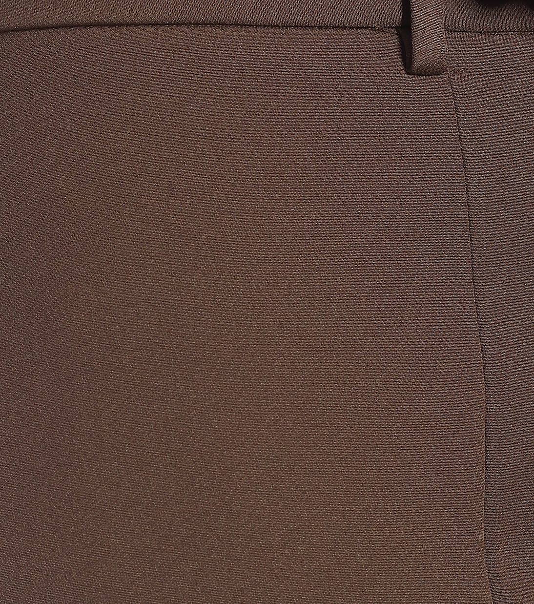 Pantalon Piper à taille haute en laine mélangée | Deveaux New York