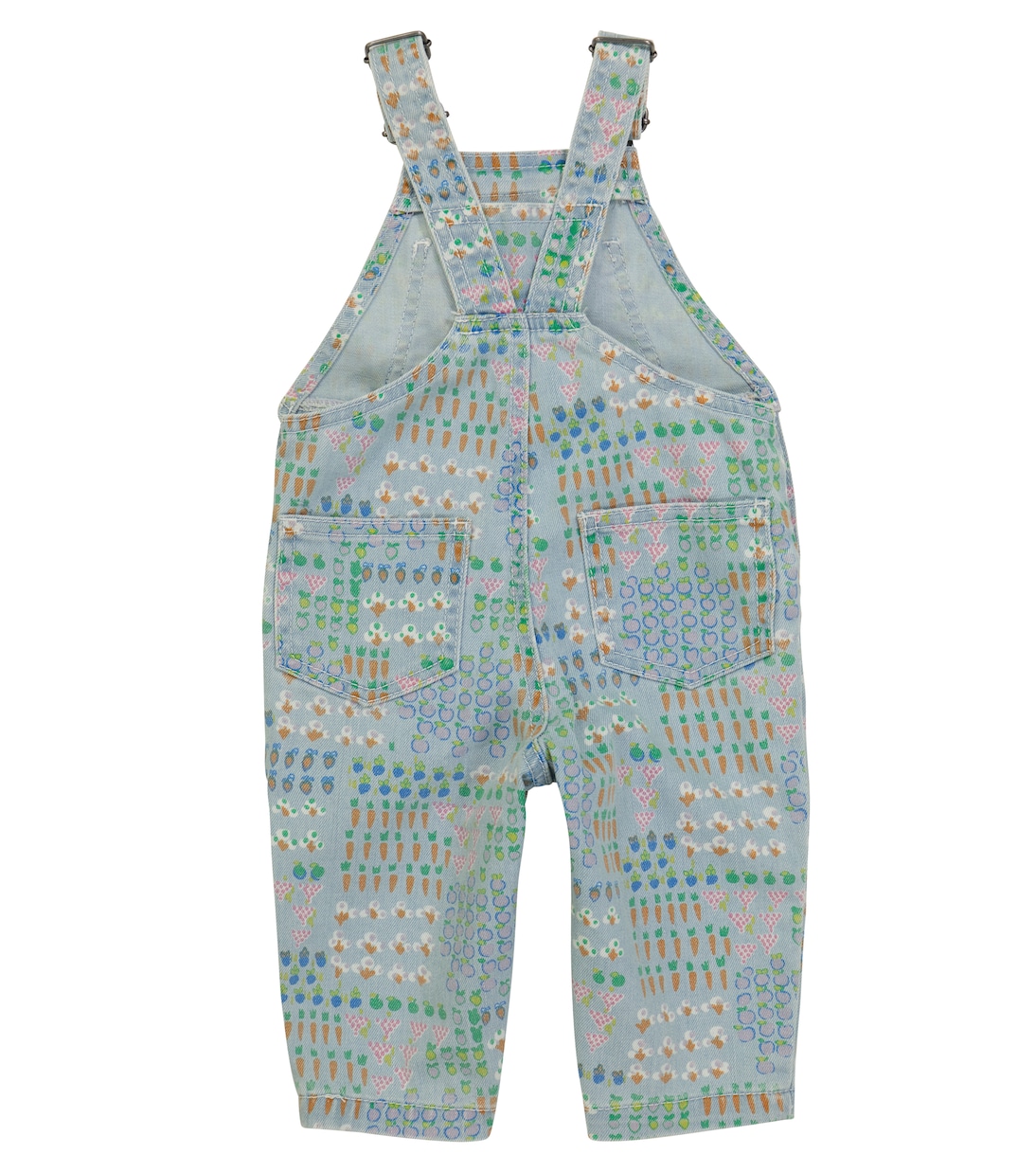 Baby printed denim overalls | Stella McCartney Kids