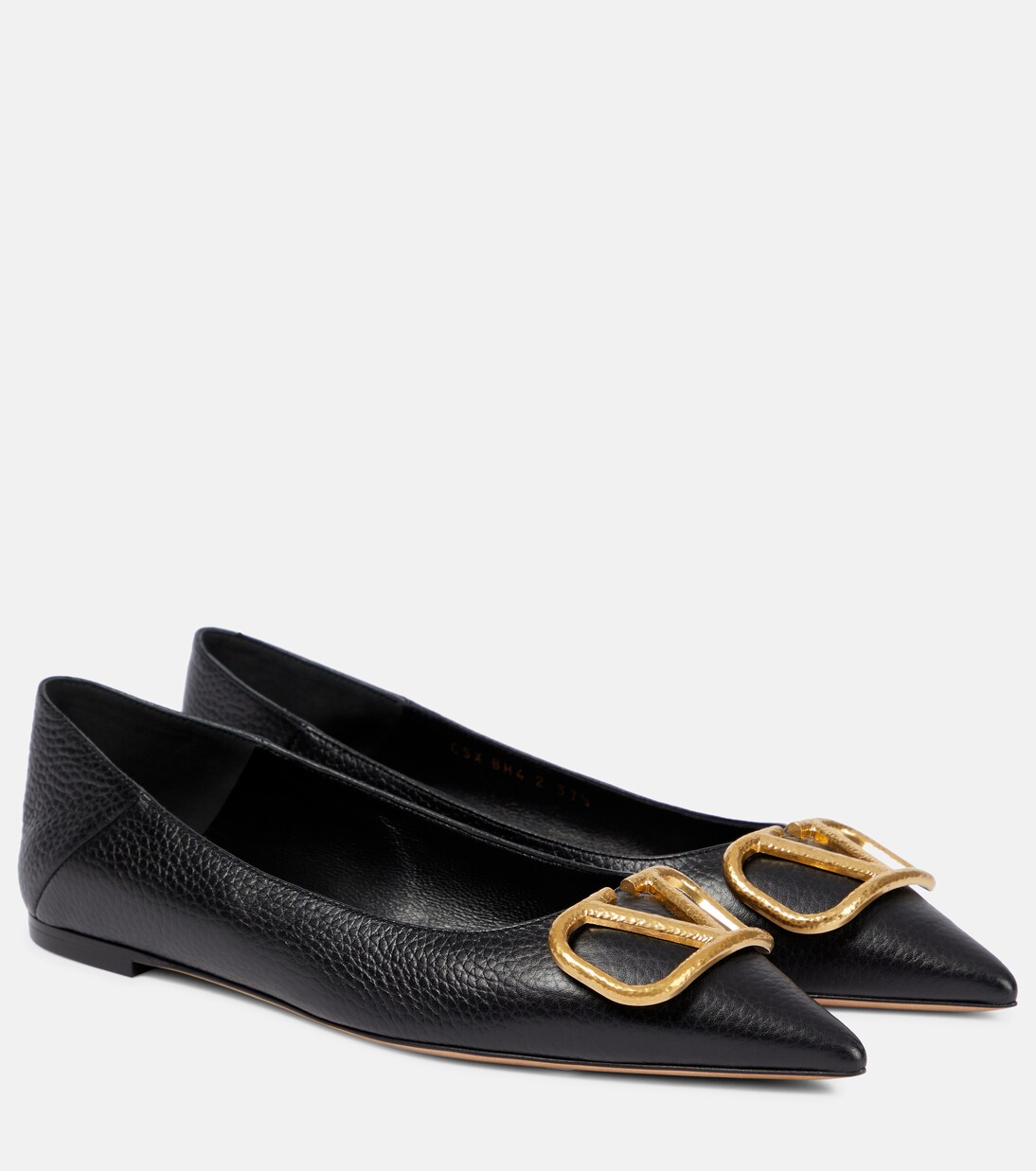 VLogo leather ballet flats | Valentino Garavani