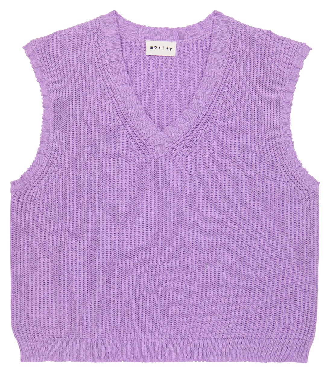 Pelican ribbed-knit sweater vest | Morley