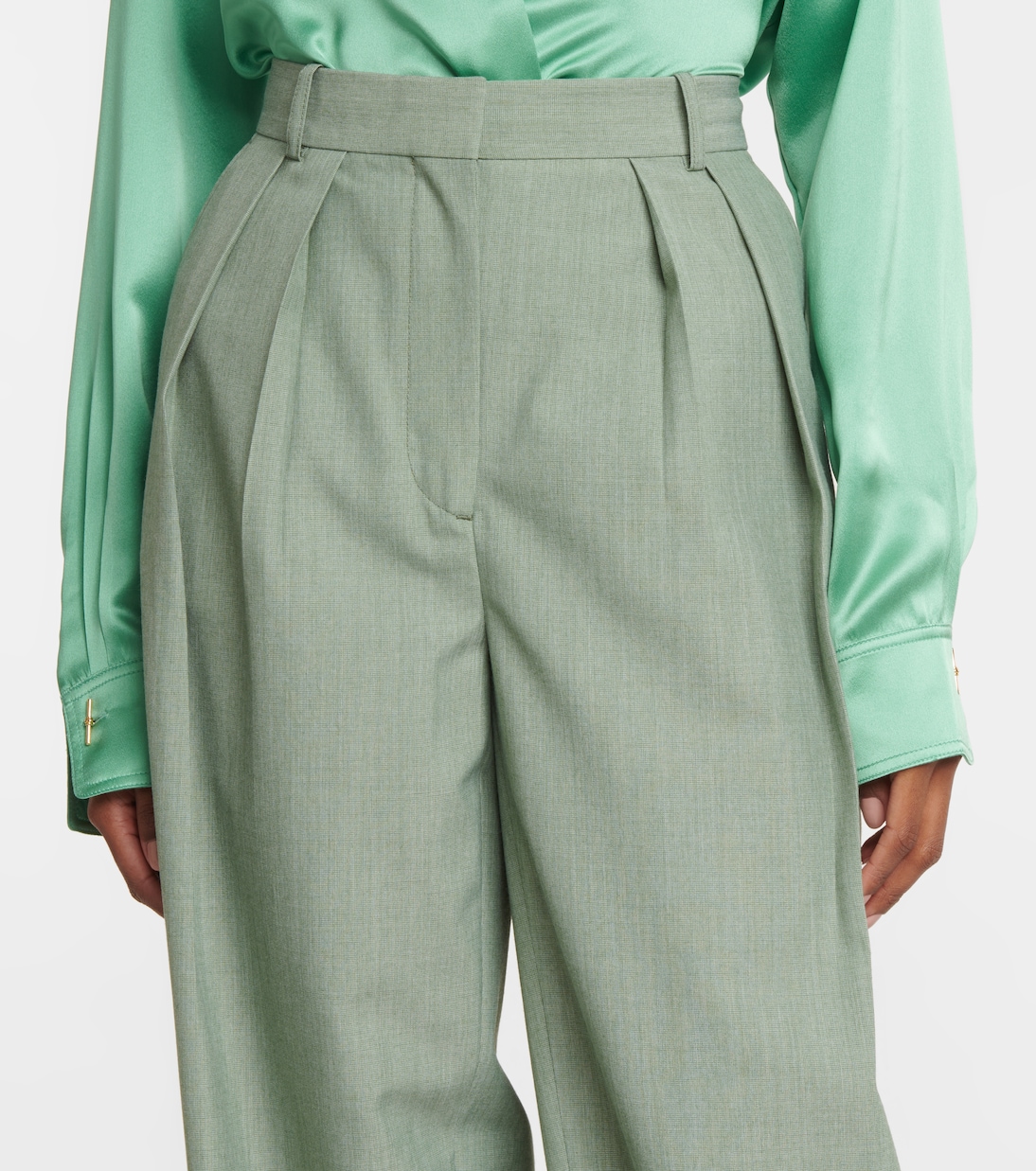 Pantalon ample à taille haute | Victoria Beckham