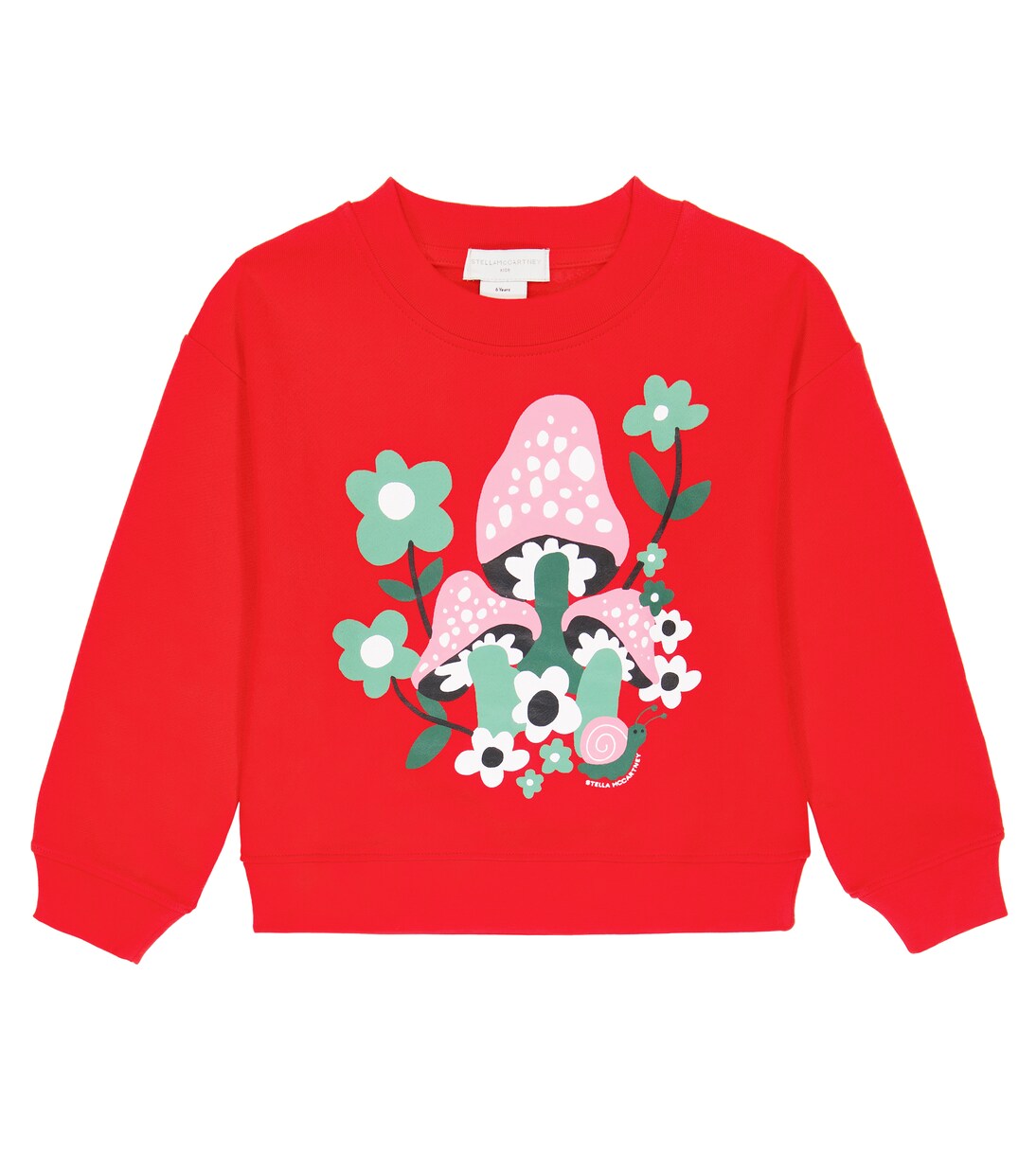 Sweat-shirt imprimé en coton | Stella McCartney Kids