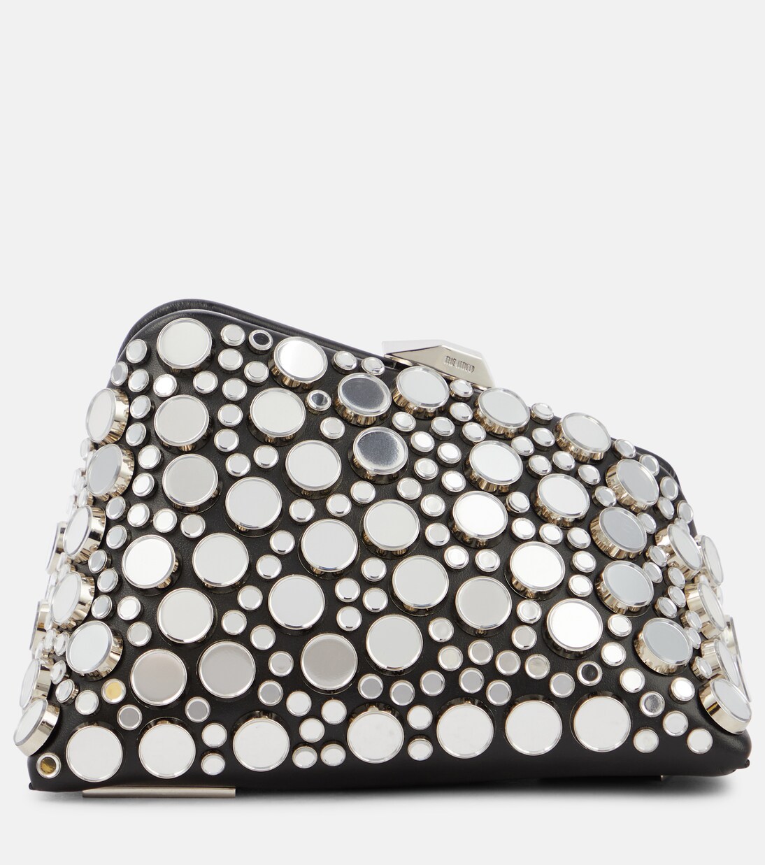 Verzierte Clutch Midnight Mini aus Leder | The Attico