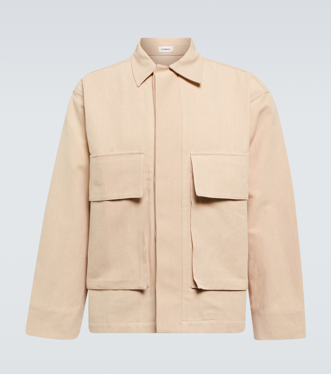 Cotton-blend twill jacket | Commas