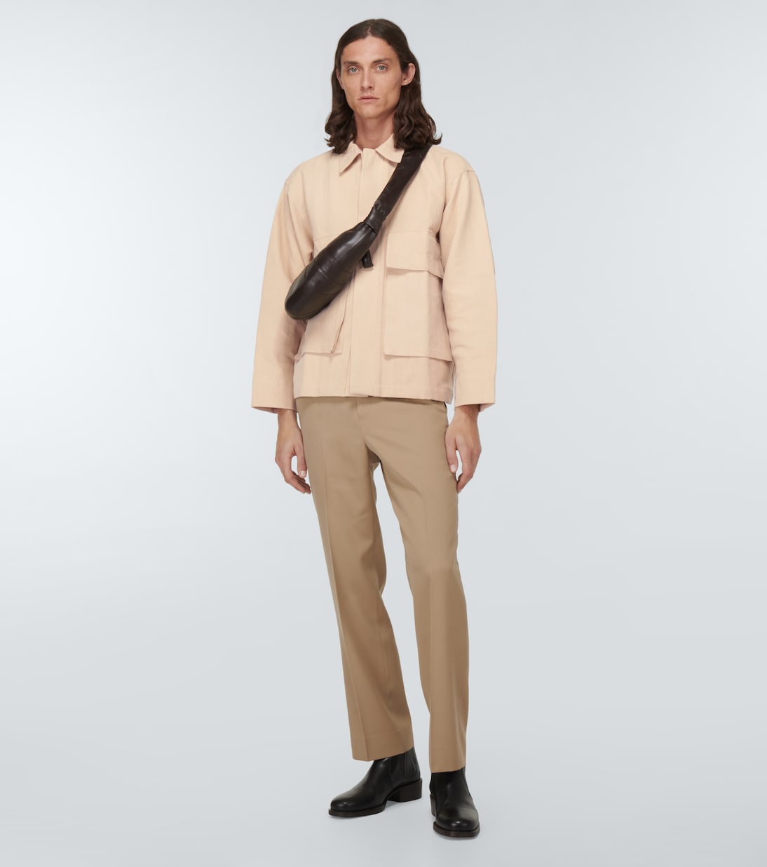 Cotton-blend twill jacket | Commas