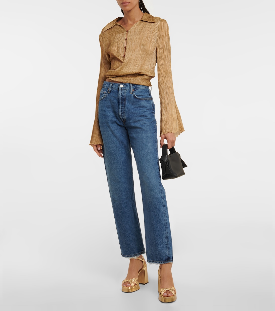 High-Rise Straight Jeans 90’s Pinch | Agolde