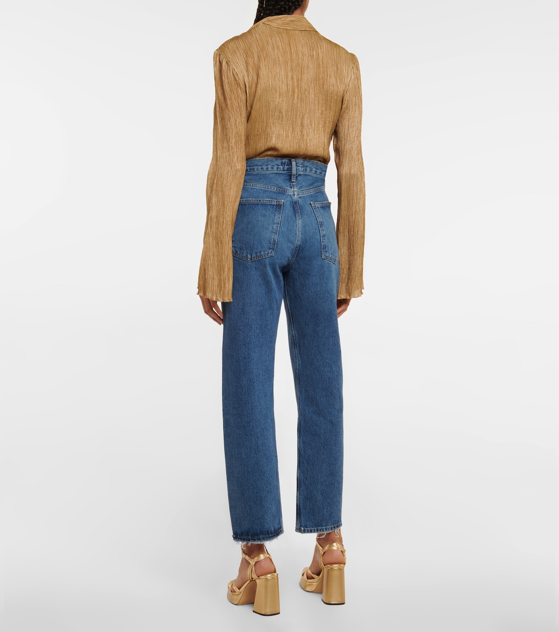 High-Rise Straight Jeans 90’s Pinch | Agolde