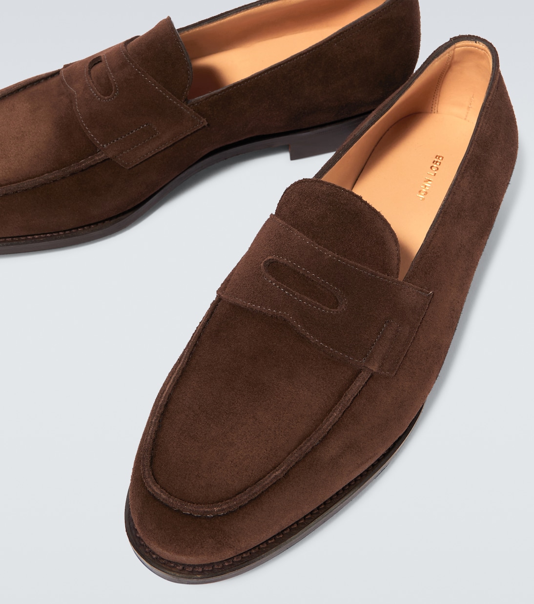 Lopez suede penny loafers | John Lobb